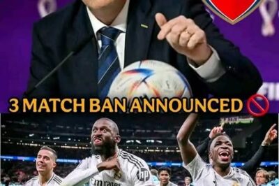 🚨 BREAKING: FIFA has officially ruled on Real Madrid’s misconduct during their Champions League match against Atletico Madrid. As a result, five players, including Vinicius Junior and Kylian Mbappe, will be suspended and will miss the upcoming clash against Arsenal. FIFA delivered its verdict today, dealing a major blow to the Spanish giants.  /lo