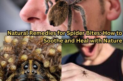 Natural Remedies for Spider Bites: How to Soothe and Heal with Nature (NH)