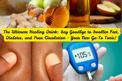 The Ultimate Healing Drink: Say Goodbye to Swollen Feet, Diabetes, and Poor Circulation – Your New Go-To Tonic! (NH)