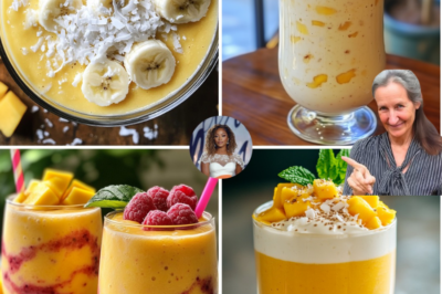 Golden Glow Mango Coconut Protein Smoothie (ĐH)