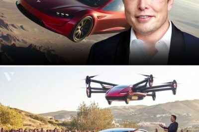 Elon Musk’s First Prototype of Flying Tesla Car SHOCKED The World
