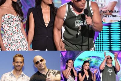 Vin Diesel and Furious 7 cast honor Paul Walker at Teen Choice Awards  (NG)