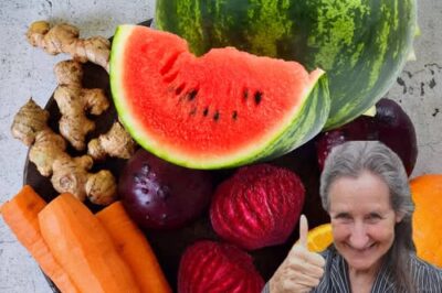 The drink that every woman needs. Watermelon Juice with Carrot, Beetroot, and Ginger. /d