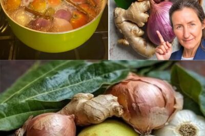 O melhor chá de manhã e depois do jantar: Alho 🧄, curcuma, cebola 🧅, gengibre 🫚, canela e folhas de goiaba 🍃