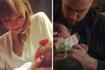 Taylor Swift stopped by to meet Travis Kelce’s newborn niece, Finnley, bearing a thoughtful gift. The pop star hinted at her own baby fever with a sweet, endearing gesture toward the little one, sparking speculation about her future with Kelce /d