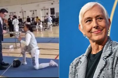 Fencer Who Protested Trans Opponent Gains Big Ally: Tennis Legend Navratilova Enters the Conversation: Martina Navratilova was shocked and appalled at USA Fencing’s decision. /d