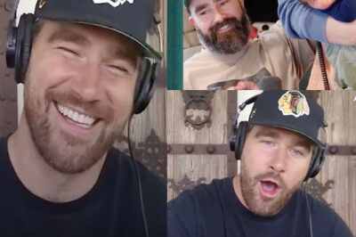 New Heights podcast listeners got to witness a rare special moment in Travis Kelce’s life (video)👇👇 (NG)