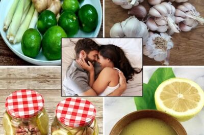 Unlock The Incredible Health Benefits of Garlic, Ginger and Lemon for Men./LO