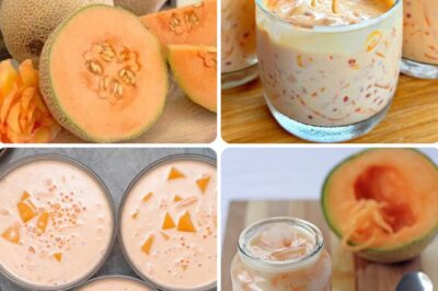 Creamy Melon Dream: The Ultimate Refreshing Treat for Hot Days 🍈🥛 /đh