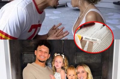 Breaking news: Patrick Mahomes terminates his 7-year marriage to Brittany upon learning he is not the biological father of their children. (NG)