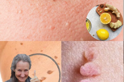 Say Goodbye to Skin Tags Naturally: How a Simple Lemon-Ginger Trick Can Banish Them at Home! (NH)