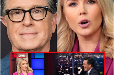 Drama explodes: Karoline Leavitt responds harshly on Stephen Colbert’s show, what truth makes everyone stunned? (an)