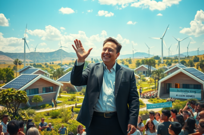 ELON MUSK UNVEILS A NEW ERA: 1,000 GREEN HOMES AND COUNTING!
