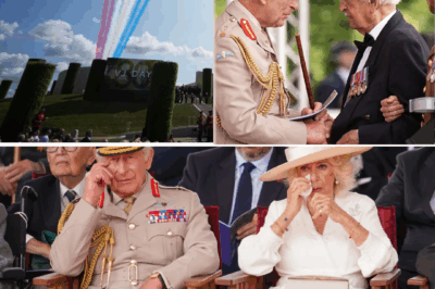 KING Charles and Queen Camilla were reduced to tears yesterday by a 105-year-old war veteran.
