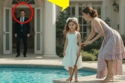 La impactante lección de un millonario al descubrir a su hija ciega al borde de la piscina